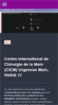 Mobile Screenshot of chirugie-main-paris.com